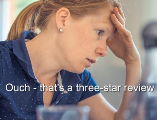 The pain of a three-star vendor-sourced review